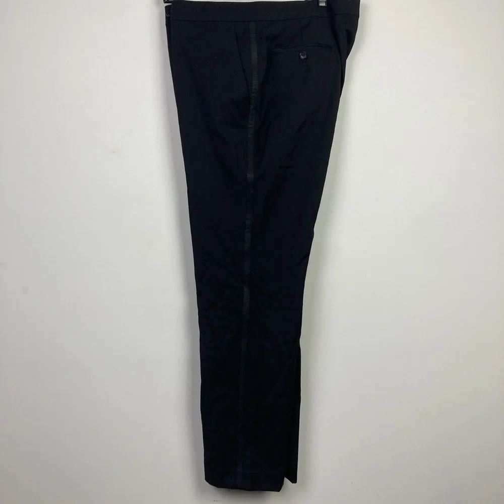 Tommy Hilfiger Mens Modern fit Tuxedo Pants 38W 29L Black Solid Stretch‎